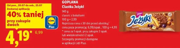 Goplana Ciastka Jeżyki