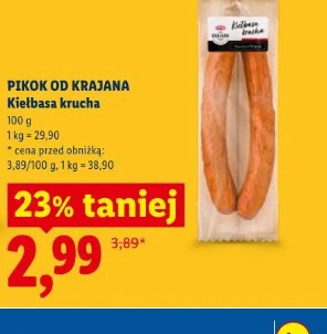PIKOK OD KRAJANA Kiełbasa krucha