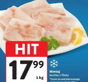 Mintaj kostka z fileta