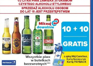 Wszystkie piwa w butelkach bezzwrotnych