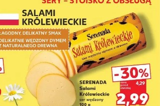 Serenada Salami Królewieckie ser wędzony