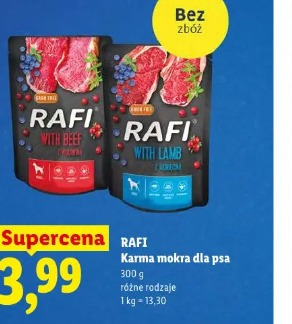 Rafi Karma mokra dla psa