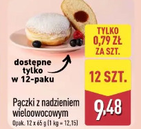 Pączki z nadzieniem wieloowocowym