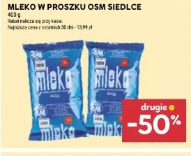 Mleko w proszku OSM Siedlce