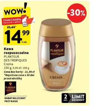 Kawa rozpuszczalna Planteur Des Tropiques Crema