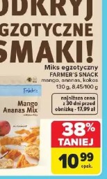 Miks egzotyczny FARMER'S SNACK mango, ananas, kokos