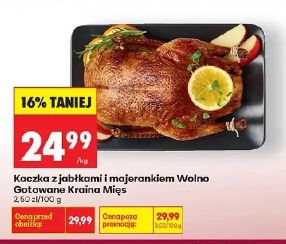 Kaczka z jabłkami i majerankiem Wolno gotowane Kraina Mięs