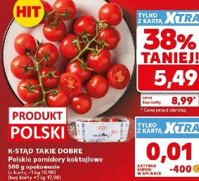 Polskie pomidory koktajlowe