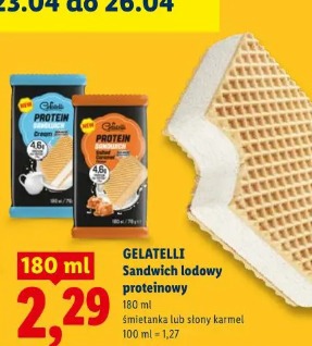 Gelatelli Sandwich lodowy proteinowy