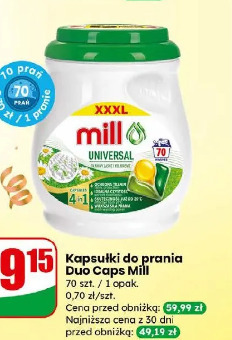Kapsułki do prania Duo Caps Mill