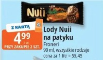 Lody Nuii na patyku Froneri