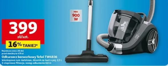 Odkurzacz bezworkowy Tefal TW4B36