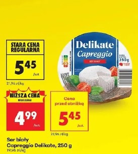 Ser biały Capreggio Delikate