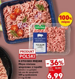 K-Stoisko Mięsne Mięso mielone wieprzowe z łopatki