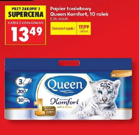 Queen papier toaletowy Queen Komfort
