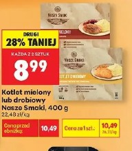 Kotlety mielony lub drobiowy Nasze Smaki