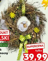 Wianek wielkanocny na drzwi