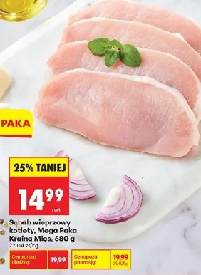 Schab wieprzowy kotlety, Mega Paka, Kraina Mięs