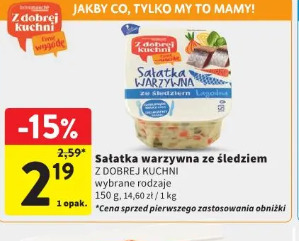 Sałatka warzywna ze śledziem Z DOBREJ KUCHNI