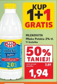 Mlekovita Mleko Polskie 2% tł.