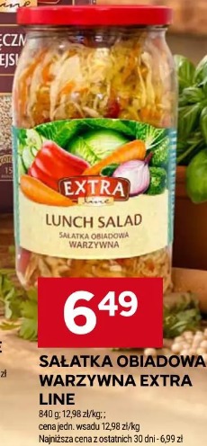 Sałatka obiadowa warzywna Extra Line