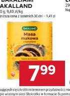 Masa makowa z bakaliami Bakalland