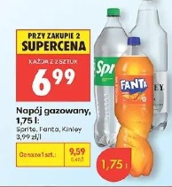 Sprite, Fanta, Kinley napój gazowany