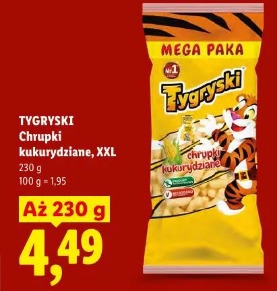 Tygryski Chrupki kukurydziane, XXL
