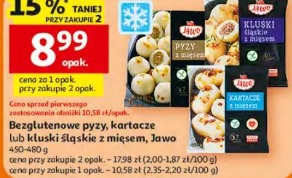 Bezglutenowe pyzy, kartacze lub kluski śląskie z mięsem Jawo