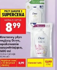 Kremowy płyn myjący Dove, opakowanie uzupełniające