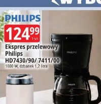 Ekspres przelewowy Philips HD7430/90/7411/00