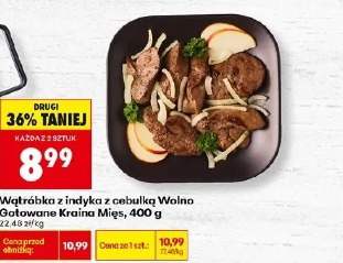 Wątróbka z indyka z cebulką Wolno Gotowane Kraina Mięs