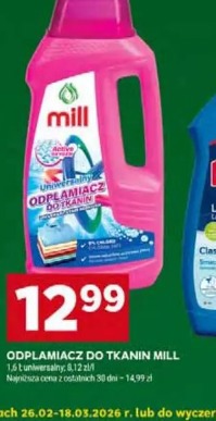 Odplamiacz do tkanin Mill