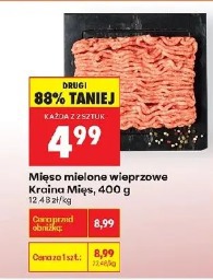 Mięso mielone wieprzowe Kraina Mięs