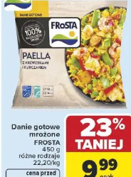 Danie gotowe mrożone Frosta