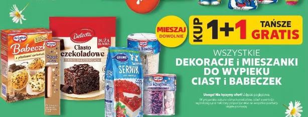 Wszystkie dekoracje i mieszanki do wypieku ciast i babeczek