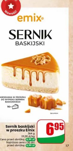 Sernik baskijski w proszku Emix
