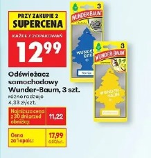 Odświeżacz samochodowy Wunder-Baum, 3 szt.