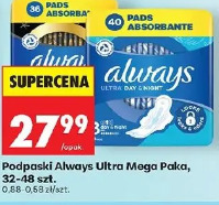 Podpaski Always Ultra Mega Paka