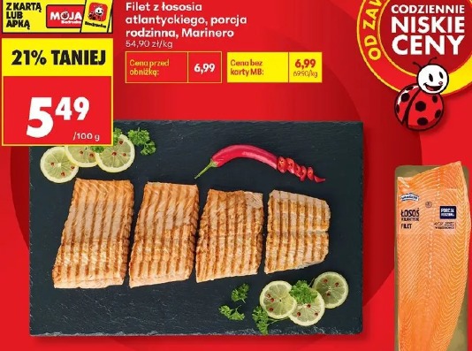 Filet z łososia atlantyckiego, porcja rodzinna Marinero