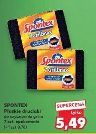 Spontex Płaskie druciaki do czyszczenia grilla