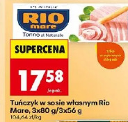 Tuńczyk w sosie własnym Rio Mare