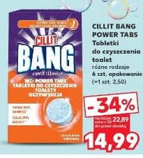 Cillit Bang Power Tabs Tabletki do czyszczenia toalet