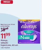 Always, wkładki higieniczne