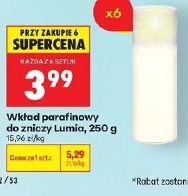 Wkład parafinowy do zniczy Lumia