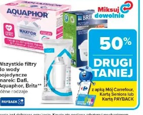 Aquaphor, Dafi, Brita filtry do wody pojedyncze