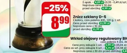Znicz szklany D-5