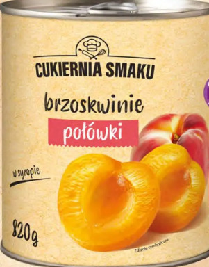 Brzoskwinie w syropie Cukiernia Smaku