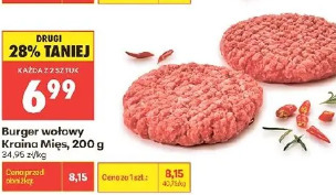 Burger wołowy Kraina Mięs