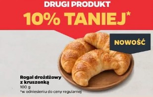 Rogal drożdżowy z kruszonką
